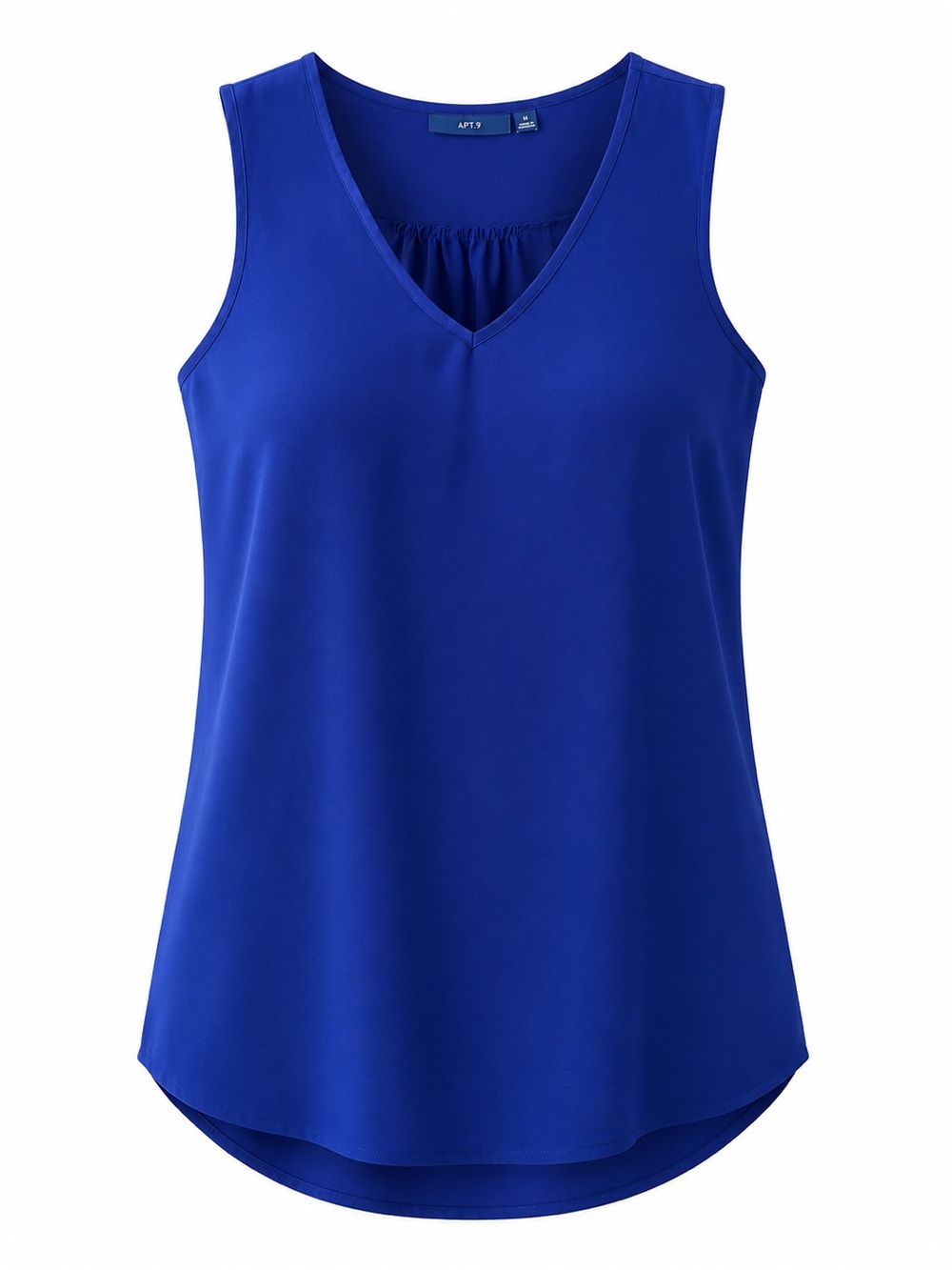 APT.9 | Cobalt Blue Sleeveless V-Neck Blouse Tank Top | Women’s Size: Medium
